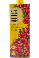 Aura dzērveņu sulas dzēriens